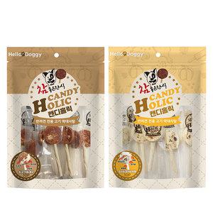 헬로도기 참좋은간식 캔디홀릭 강아지껌 10P