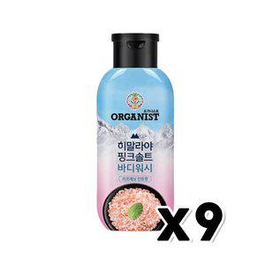 [기타]히말라야 핑크솔트 바디워시 리프레싱 민트 200g x 9개