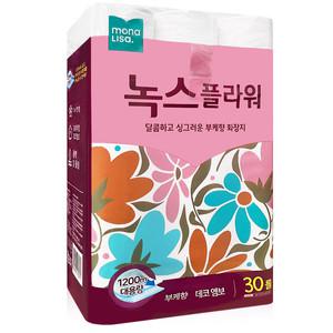 모나리자 플라워 2겹 화장지 40m 30롤 1팩 (30롤)