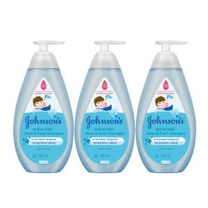 존슨즈 액티브 키즈 클린 앤 프레시 샴푸 500ml X3개