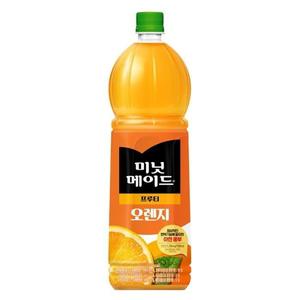 코카콜라 미닛메이드 오렌지 1.5L (50)/ PET 주스 과일