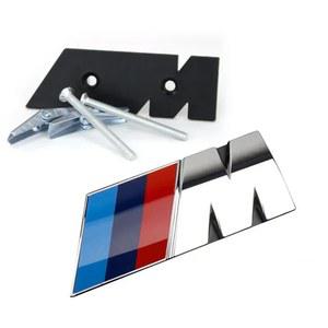 3D 자동차 전면 그릴 M 배지 엠블럼 장식, BMW E46 E49 E60 F15 G05 F16 G06 F25 G01 G08 F26 G02 F07 F10 G07 G20 G30 G32