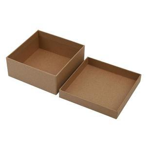 [BZJLRYIK_51CE]크라프트 선물상자 13x13x5.5cm 싸바리박스