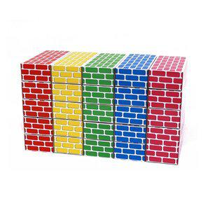 [쿠쿠토이즈]에듀플레이 종이벽돌블록 대형 (25PCS)
