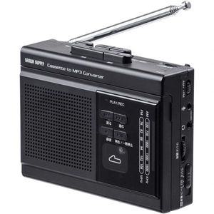 산와 다이렉트 카세트 테이프 MP3 컨버터 플레이어 라디오 400-MEDI037
