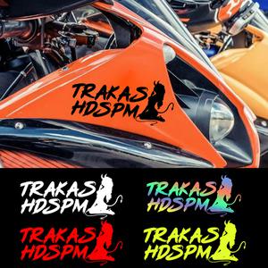 TRAKAS HDSPM 방수 오토바이 전면 페어링 연료 탱크 재미있는 오토바이 스티커 DIY 자동차 창문 바디 내구
