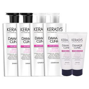 케라시스 데미지 샴푸 600ml x2 + 컨디셔너 600ml x2 + 트리트먼트 300ml x2