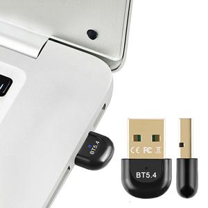 USB 블루투스 호환 5.4 어댑터 음악 오디오 리시버 송신기 플러그 앤 플레이 무선 컴퓨터 PC 노트북용
