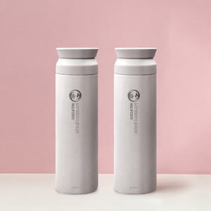 [리벤스]데일리 보온보냉 스텐 보틀 텀블러 500ml (화이트) 2P