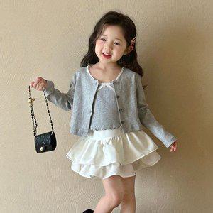 [베이비맥스] 레이스 크롭 가디건 세트 R13745 [P003530111]