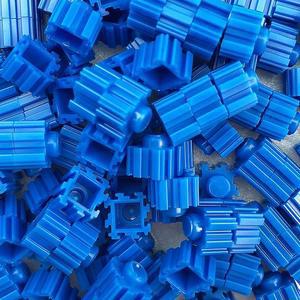 [MENOEMG2_52GP]재미있는블럭 파랑색 8mm 200pcs