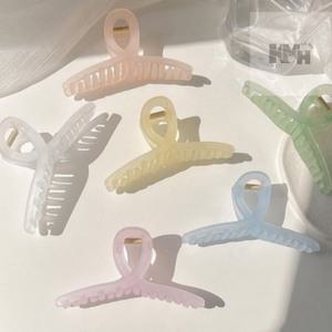 KMHHOME 반투명 올림머리집게핀 머리삔 헤어핀 빅사이즈