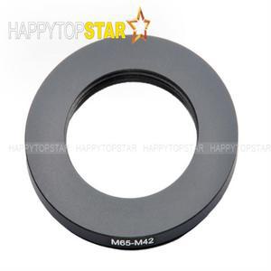 렌즈 어댑터 65mm ~ 42mm 65-42mm M65 M42 1mm 스레드 피치 수-스텝 다운 렌즈 필터 링 어댑터 컨버터