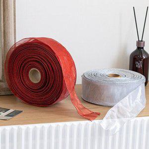 G9 롤리본 7cm (100yd) 2컬러 크리스마스 장식 끈 공예 선물 포장 DIY