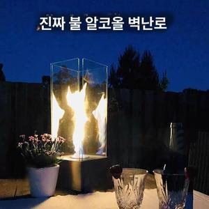 실내 불멍 난로 알콜 업소용 풍년 우드스토브 가정용 고급형 주물 히터