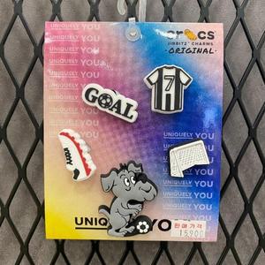 크록스 HC02 축구골 5개 JIBBITZ 세트 매장발송 CROCS 신발 꾸미기 악세사리 참 파츠