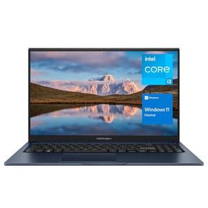 ASUS 비보북 노트북 15.6인치 FHD 디스플레이 12세대 인텔 코어 i3-1215U 프로세서 16GB RAM 1TB SSD 웹캠 숫자 키패드 HDMI Wi-Fi Windows 11 홈 블루