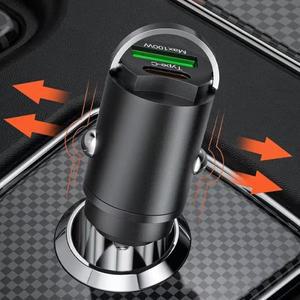 100W USB 차량용 미니 소형 고속 충전 듀얼 포트 휴대폰 핸드폰 아이폰 호환호환 샤오미 화웨이 삼성호환용