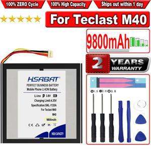 Teclast M40 3.8V 5 와이어 플매트 카펫 러그용 HSABAT 9800mAh 태블릿 PC 배터리