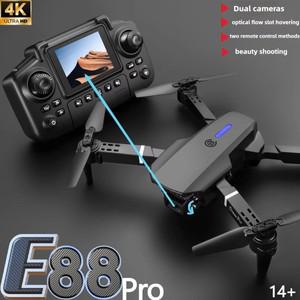 새로운 E88Pro 화면 제어 드론 원격 디스플레이 Quadcopter 광학 흐름 듀얼 카메라 항공 사진