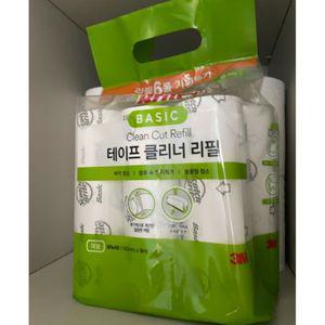 3M 돌돌이 베이직 테이프 클리너 대형 리필 6입 스카치브라이트 롤크리너