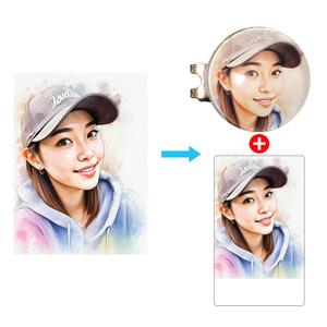 포토 유리돔 볼마커 제작 커스텀 주문제작 자석클립포함 볼마크 골프선물