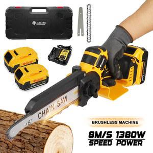 EGOD 인치 무선 DEWALT 가지 8M MIN 20V 전기 정원 목재 야외 치기 1380W 체인 배터리