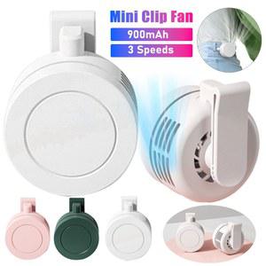 허리 미니 900MAH BLADELESS 휴대용 에어컨 야외 충전 USB 작업용
