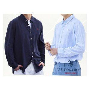 매장정품 유에스피에이 U.S POLO ASSN. 25SS 린넨 블렌디드 썸머 셔츠 남성 2종 1169018