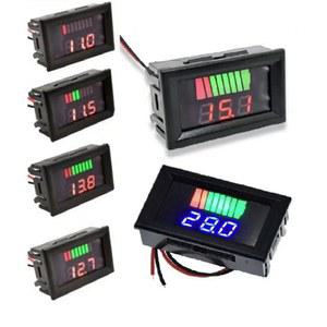 12V 24V 36V 자동차 전압계 충전 48V 디스플레이 용량 배터리 LED 60V 측정기 테스터 표시기