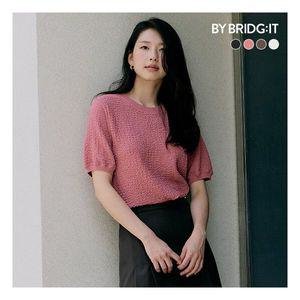 바이브리짓 25FW 엠보크링클 티블라우스 4종 856138