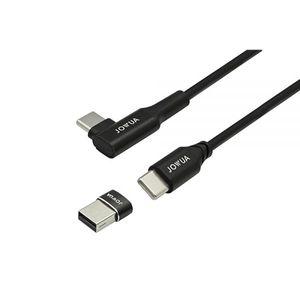 Jowua USB-C to 케이블 암 USB-A 수 어댑터 175m5피트 테슬라 3 Y 뒷좌석 USB 포트