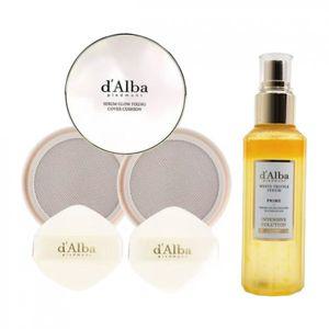 달바 달바 글로우 픽싱 커버 쿠션 17g 본품+리필 2개+프라임 세럼 100ml
