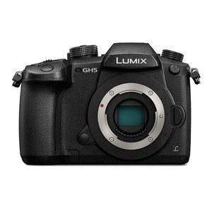 파나소닉 루믹스 GH5 4K 디지털 카메라, 라이브 MOS 센서 포함 2030만 화소 미러리스 5축 듀얼 I.S. 2.0, 4:2:2 10비트 비디오, 풀사이즈 HDMI 출력, 3.2인치 LCD, DC-GH5(블랙)