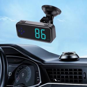 디지털 자동차 HUD GPS 속도계 나침반 포함  LED 디스플레이 앞유리 속도 프로젝터 전자 악세사리