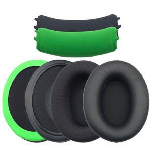 Razer KAIRA X Pro용 스폰지 이어 패드 교체 소프트 헤드셋 귀마개 수리 헤드폰 보호커버 1쌍