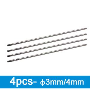 스테인레스 스틸 해양 보트 프롭 샤프트 RC 보트용 직경 3mm 4개 10cm 15cm 20cm