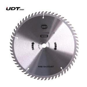 UDT 목공용 팁쏘 원형톱날 R255 10inx80T 원형톱날목재용