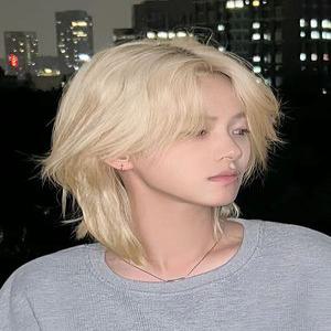 남자장발가발 휴가용 통가발 긴머리 군인 리프컷 울프컷