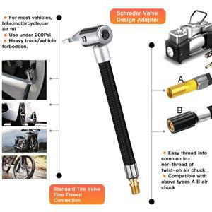 Powstation 10 Cm 자동차 어 팽창기 호스 수축 공기 펌프 어댑터 확장 핸드 튜브 F4M7