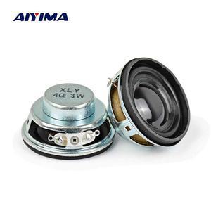 PC .1채널 AIYIMA-40MM 휴대용 스피커 1.5 인치 HiFi 4Ohm 3W 전체 범위 블루투스 라우드 DIY 2