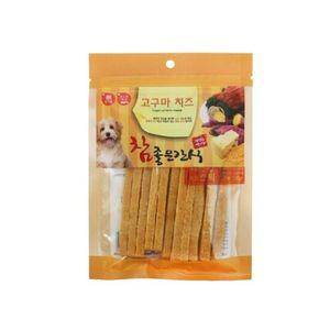고구마치즈 120g-치즈스틱 1p 영양간식 애견간식