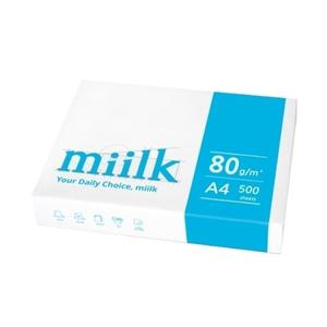 한국제지 밀크 복사용지 A4 80g 500매 (1권)