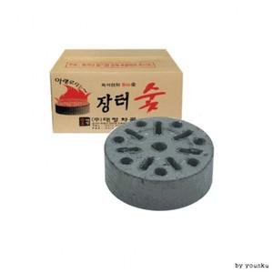 장터숯 1P-H/석쇠/화로/번개탄/구공탄/연탄/숯
