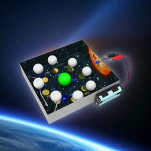 LED 달의 위상변화 관찰 박스 태양빛 달 모양 위치변화 공전 학습 과학실험키트 DIY