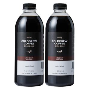 [웨이크비] 스페셜 콜드브루 액상 원액 더치커피 1L x 2병