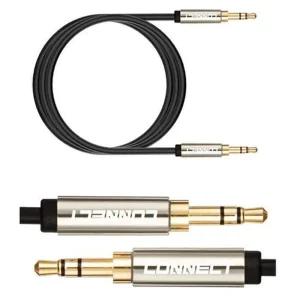 동선금도금 AUX케이블 오디오 앰프 1m기타 음향잭 연결 일렉 전기 악기소품 음성 연주용