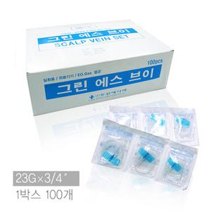 (Scalp Vein)두원 나비바늘 1박스 100개 (스컬프 베인/링거연결용 얇은바늘)