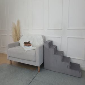8DECO  강아지계단 60CM, 5단 애견계단, 펫스텝 (스펀지포함)