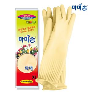 마미손 고무장갑 특대 XL 아이보리